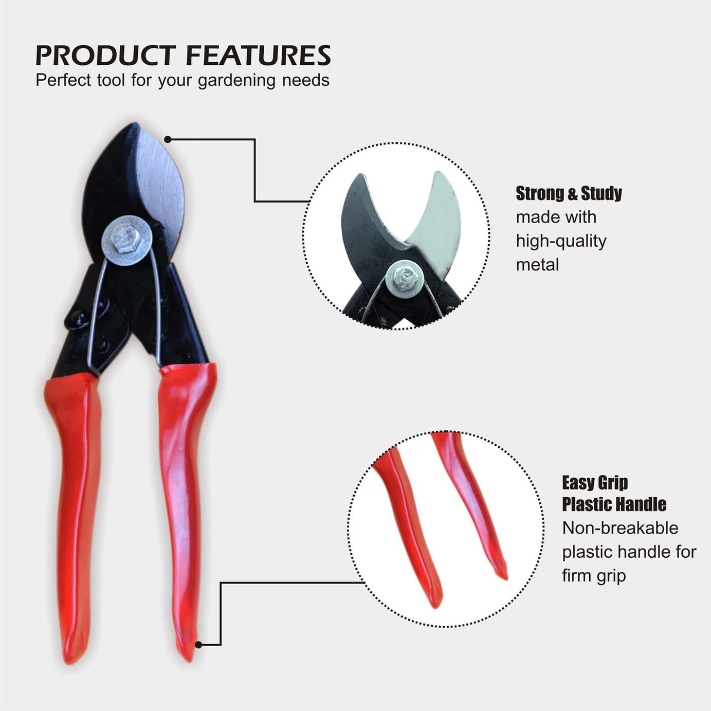 Heavy Duty Plant Pruner Cutter