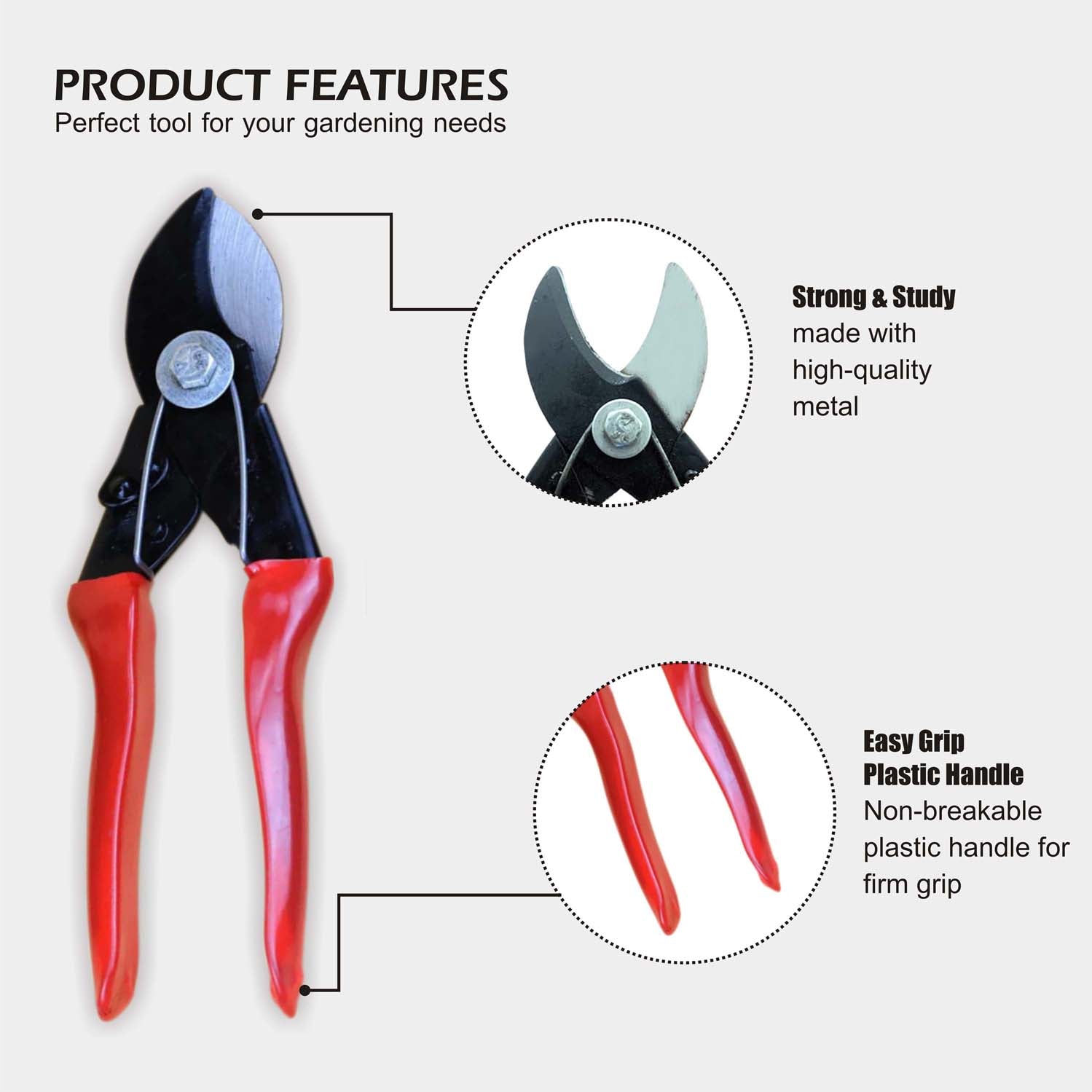 Heavy Duty Plant Pruner Cutter