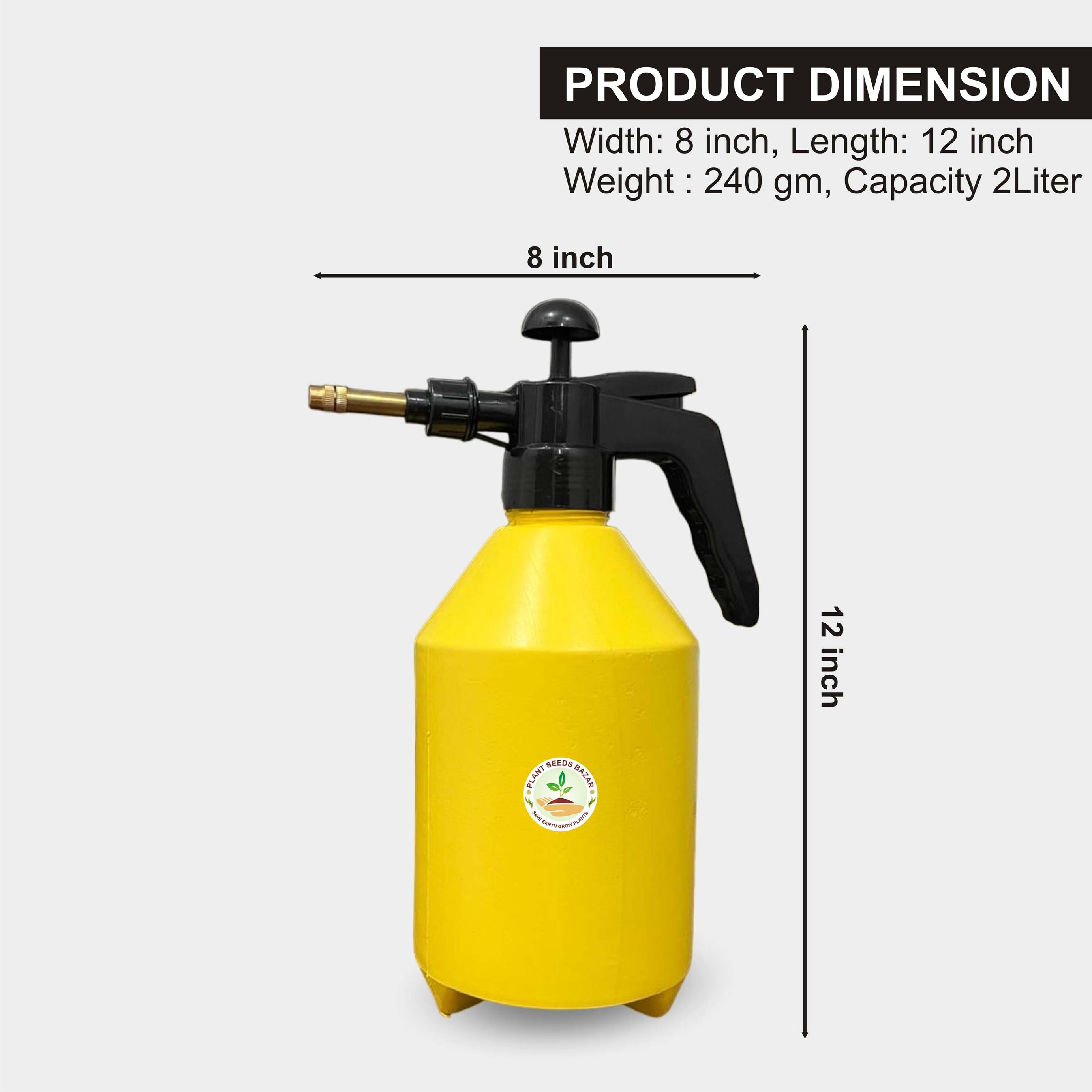 Garden Pressure Spray Bottle 2 Liter