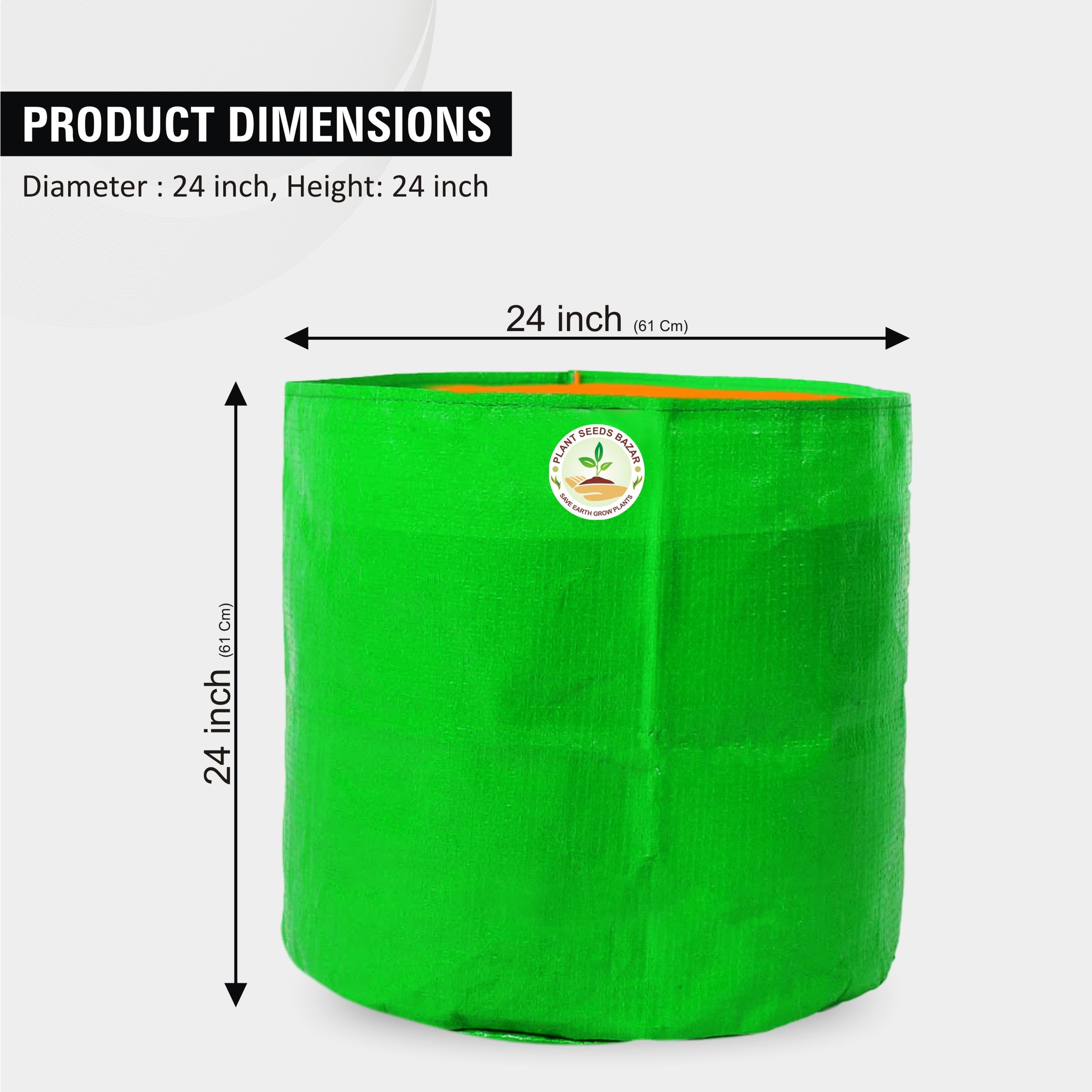 HDPE Grow Bag 24X24 inch