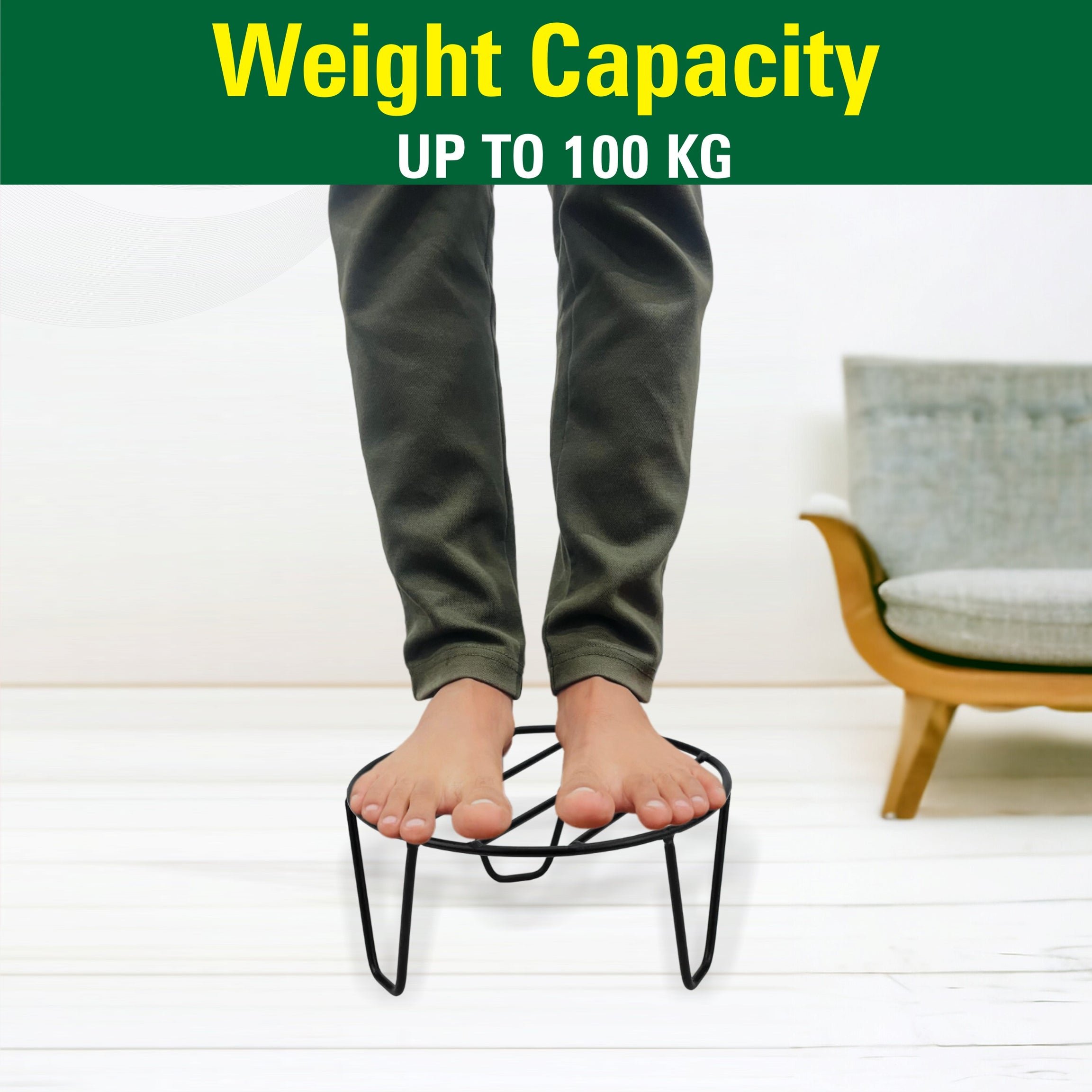 Durable Metal Pot Stand 8 Inch