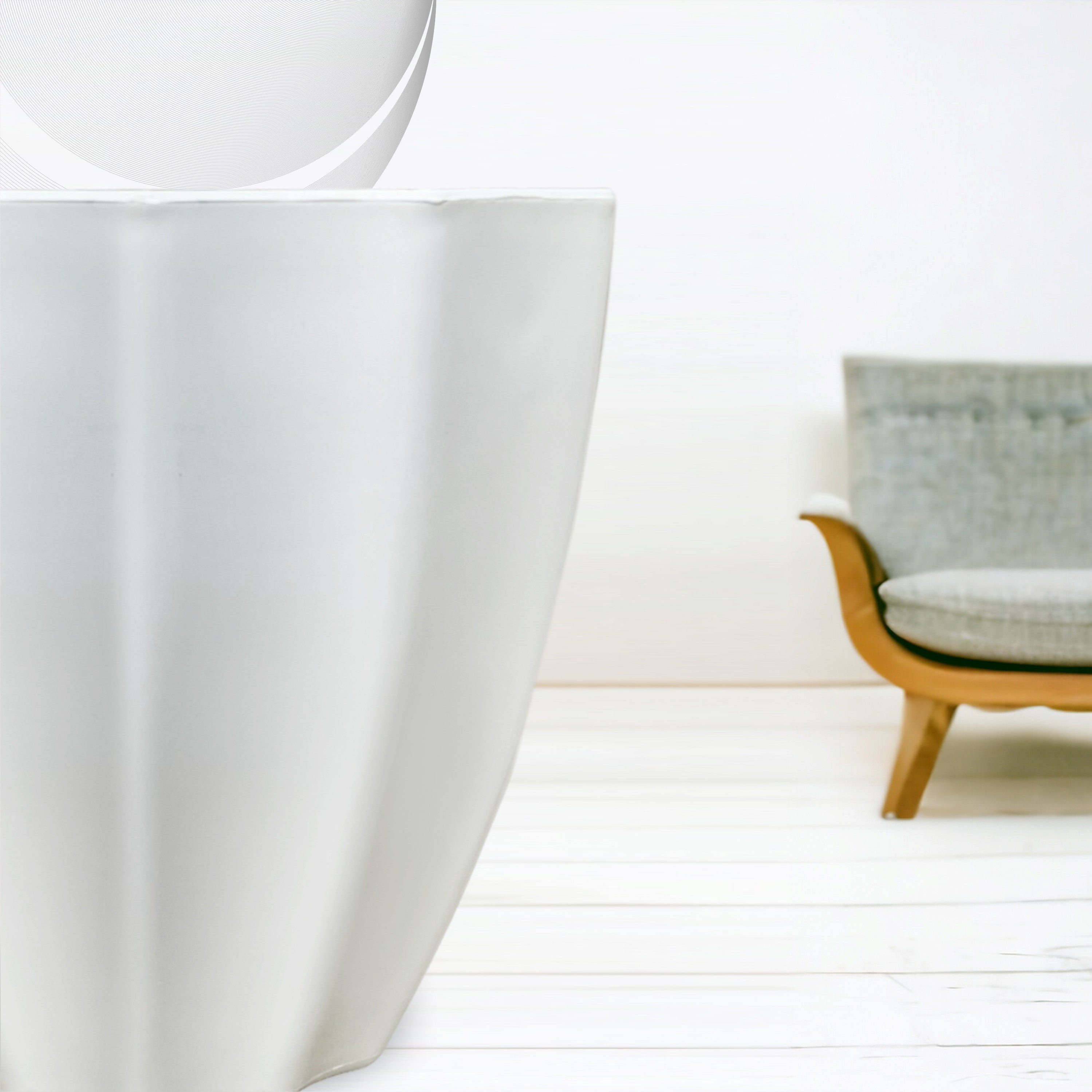 White Plastic Pot 10 Inch