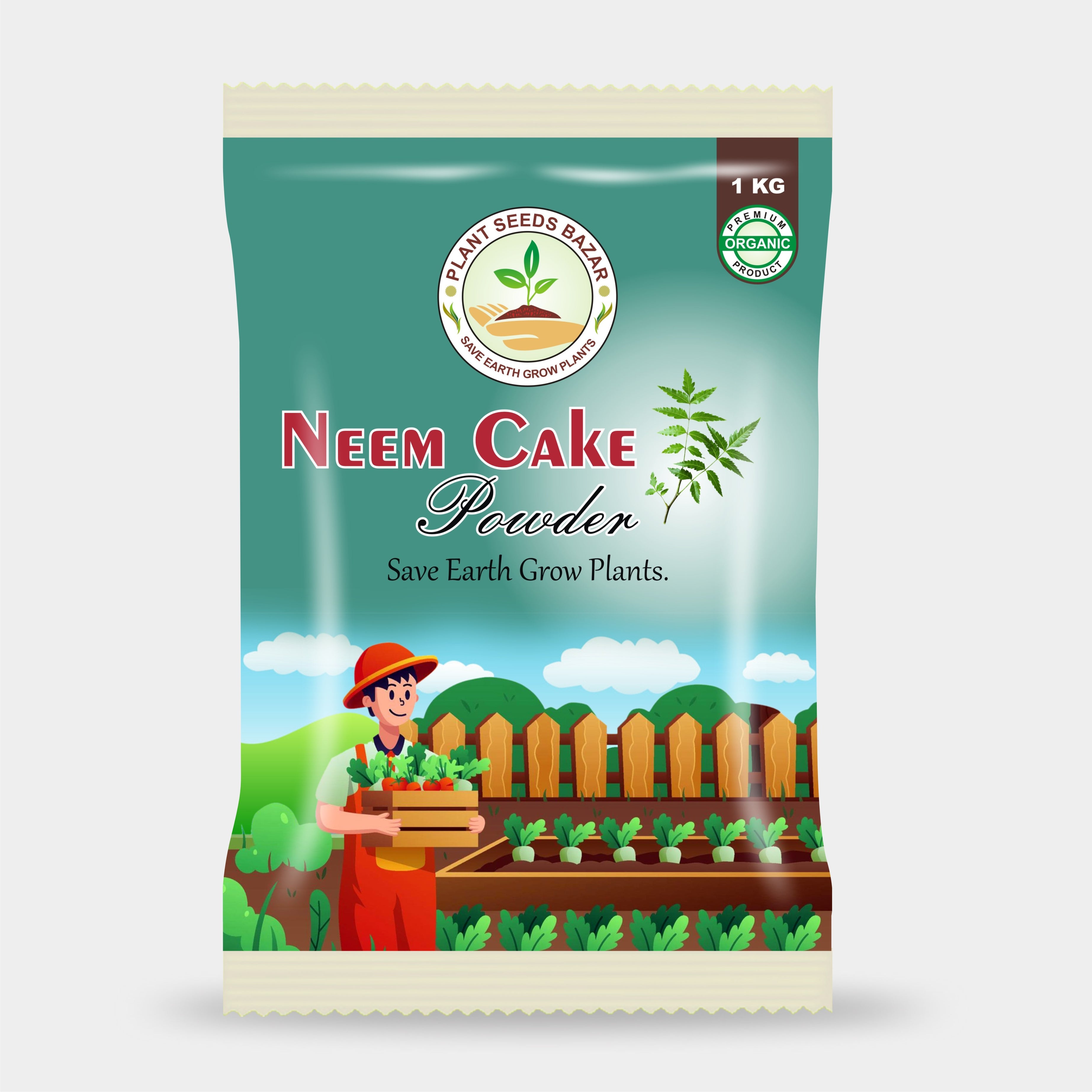 Neem Cake Powder Fertilizer for Plants - 1KG