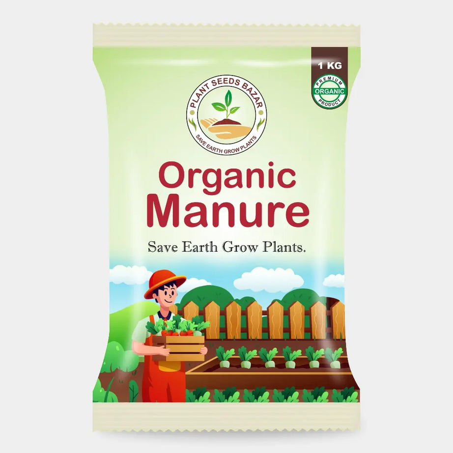 Organic Manure Fertilizer 1Kg - For Plants & Home Gardening