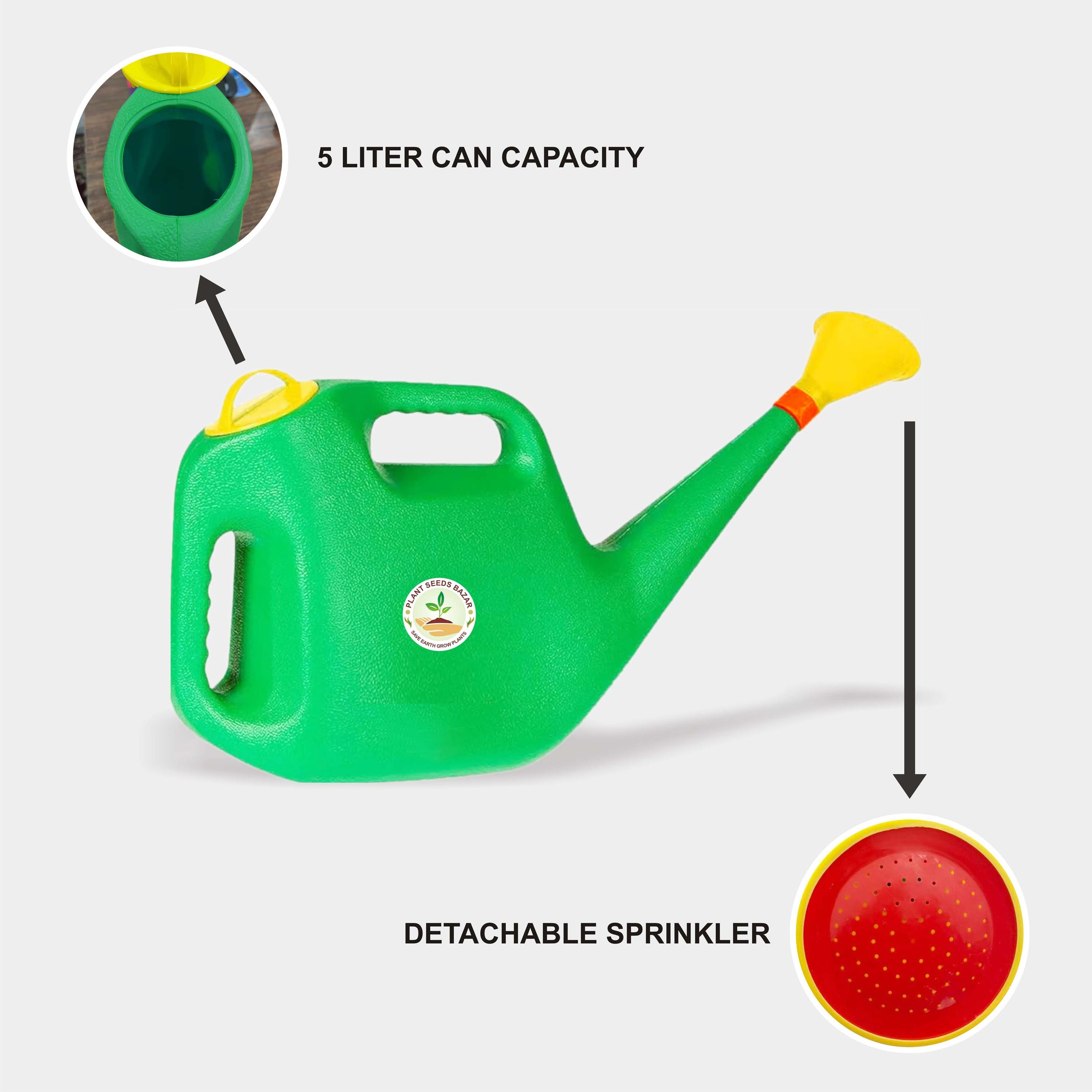 Watering Can 5 Liter (Green)