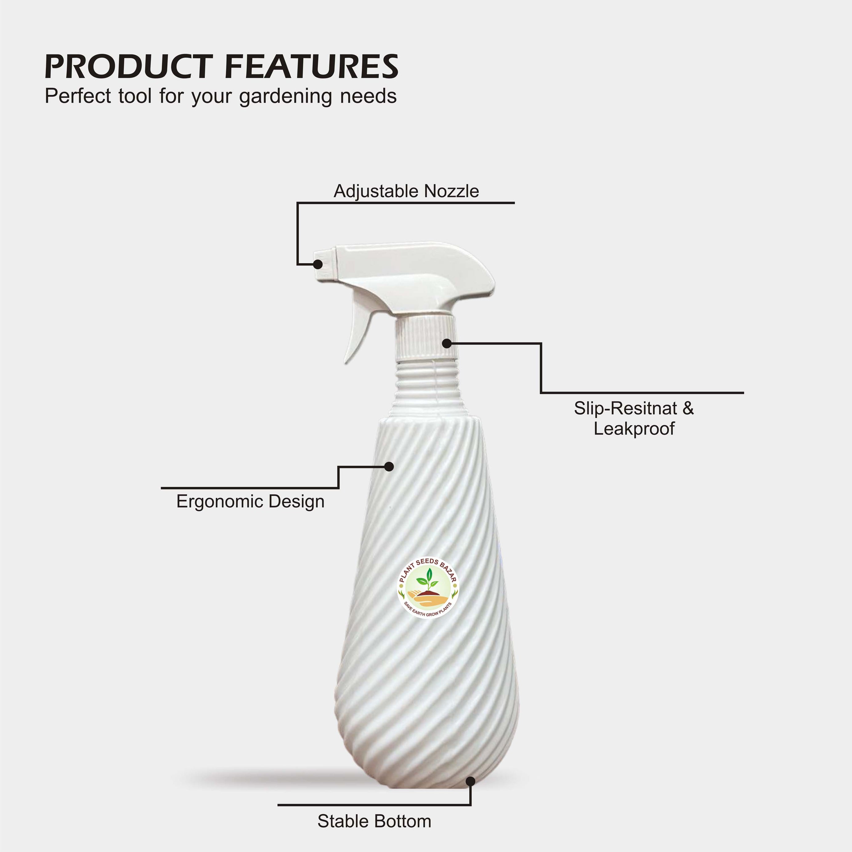 White Spray bottle 1 Liter