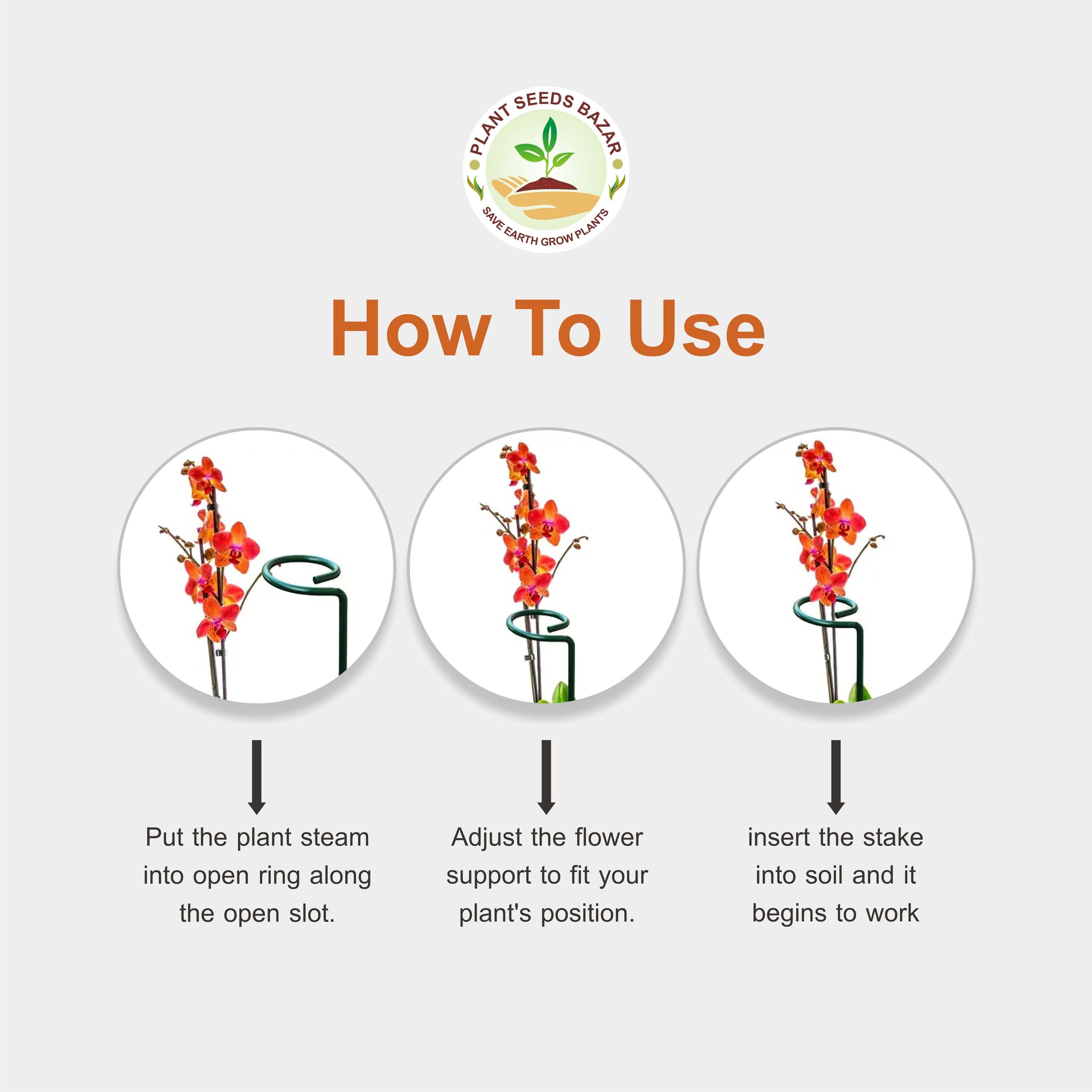 Garden Stakes - Metal Plant Sticks